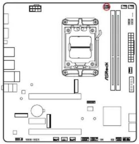 ASROCK B850M-X WiFi - HDLED (LED d'activité du disque dur): - 14