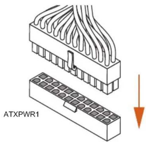 ASROCK B850M-X WiFi - Connexion des connecteurs d'alimentation - 3