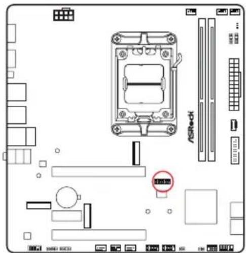 ASROCK B850M-X WiFi - HDLED (LED d'activité du disque dur): - 25