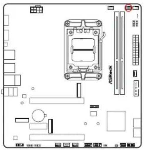 ASROCK B850M-X WiFi - HDLED (LED d'activité du disque dur): - 16