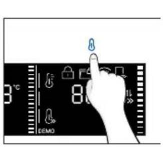 HAIER H6 ID46G5SHTB - TEMPERATURE MENU - 1