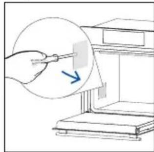 HAIER H6 ID46G5SHTB - Changing the lateral bulb: - 2