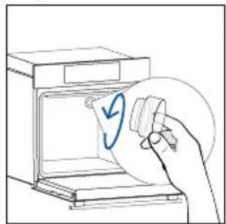 HAIER H6 ID46G5SHTB - Changing the bulb on top: - 2