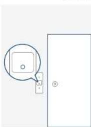 eufy Video Doorbell Dual 2K (Wired) - Strumenti necessari: scheda di posizionamento dei fori per le viti - 2