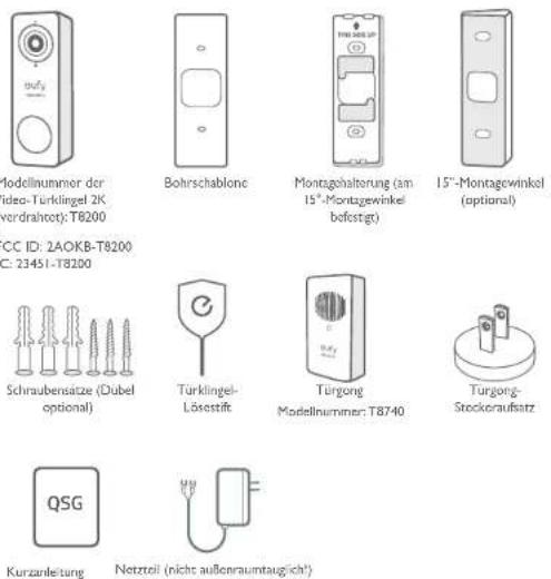 eufy Video Doorbell Dual 2K (Wired) - Zur Installation der Video-Türklingelanlage - 1