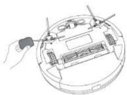 eufy RoboVac LR20 - Limpie los cepillos laterales - 2