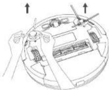 eufy RoboVac LR20 - Limpie los cepillos laterales - 1