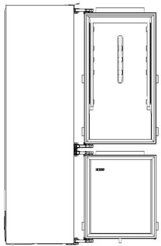 HAIER HBW7519CF - Installare questo prodotto in una posizione dove la temperatura ambiente non sia inferiore o superiore alla temperatura di funzionamento indicata sulla targhetta prodotto: in tal caso l'elettrodomestico non funziona correttamente. - 3