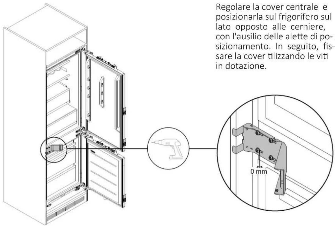 HAIER HBW7519CF - Posizionamento della cover centrale - 1