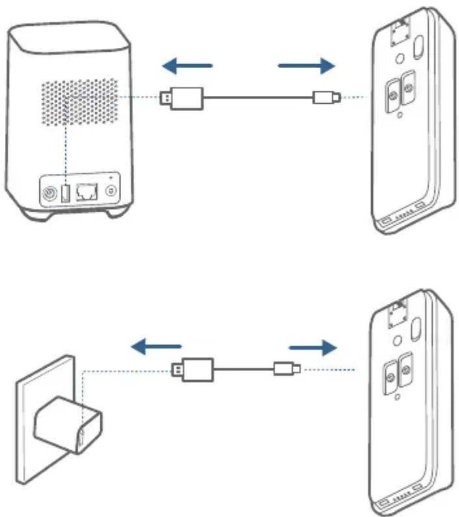 eufy Video Doorbell Dual 2K (Battery-Powered) - Recharge the Doorbell - 1