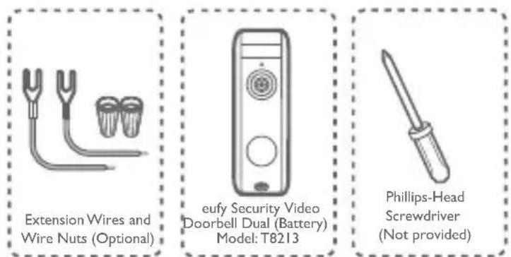 eufy Video Doorbell Dual 2K (Battery-Powered) - Connect the Doorbell Wires to the Doorbell - 1