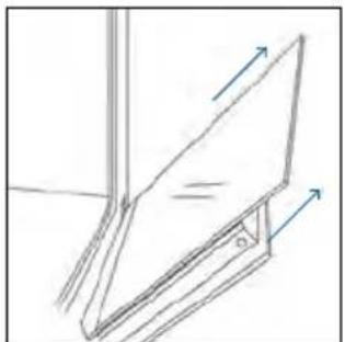 HAIER H6 ID66G3SHTB - OUTSIDE THE OVEN: removal and cleaning the glass door - 4