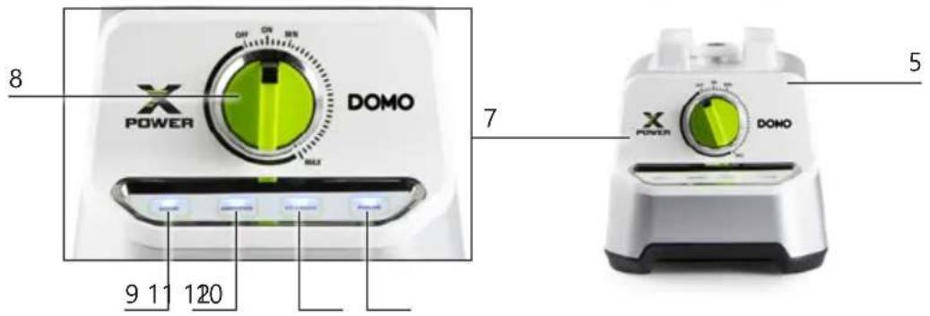 DOMO X-power DO747BL - ⚠AVERTISSEMENTS SPÉCIFIQUES AU PRODUIT - 1