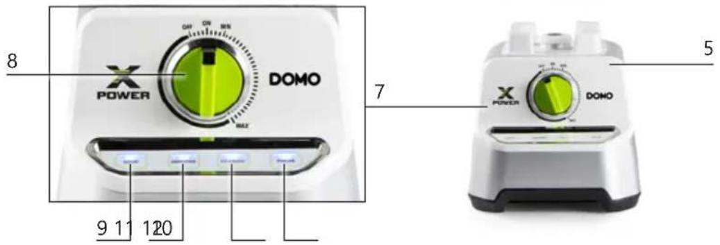 DOMO X-power DO747BL - ⚠PRODUCTSPECIFIEKE WAARSCHUWINGEN - 1
