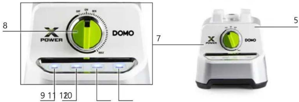 DOMO X-power DO747BL - GARANTIA - 1