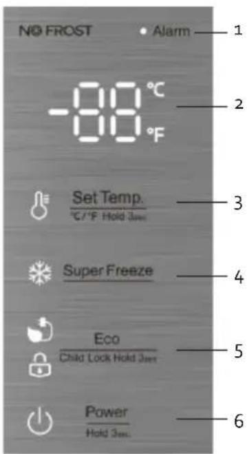 DOMO DO91204F - Tasti touch screen - 1