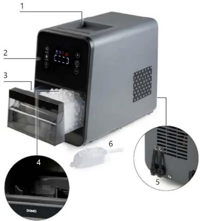 DOMO DO9286IB - BEDIENPANEL - 1