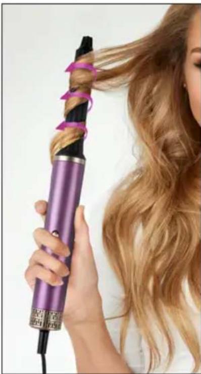 DOMO DO54782HS - Utilizzo degli arricciacapelli ad aria - 1