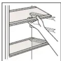 DOMO DO91709R - MOVING THE SHELVES AND DOOR RACK - 1