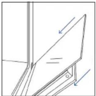 HAIER H6 ID25B3LHTB - OUTSIDE THE OVEN: removal and cleaning the glass door - 8