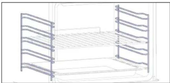 HAIER H6 ID25B3LHTB - Lateral wire grids (only if present\*) - 1