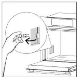 HAIER H6 ID25B3LPTX - Changing the lateral bulb: - 3