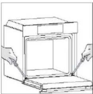 HAIER H6 ID25B3LPTX - EXTERIOR DEL HORNO: retirada y limpieza de la puerta de cristal - 8