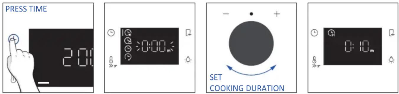 HAIER H6 ID25B3LPTX - COOKING DURATION - 1