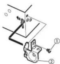 PIONEER MVH-X390BT - Using the included bracket - 1