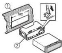PIONEER MVH-X390BT - DIN mount installation - 1