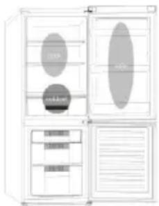 IBERNA ITR 152 - Where to store your foods in the fridge - 1