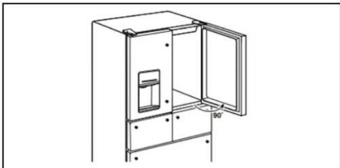 JennAir JFFCF72DKM - Reset Bottom Refrigerator Door Hinge - 1
