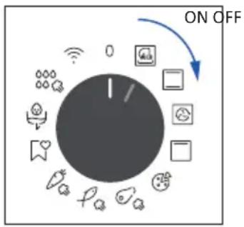 HAIER H6 ID25B4LYTB - SWITCHING ON/OFF THE OVEN - 1