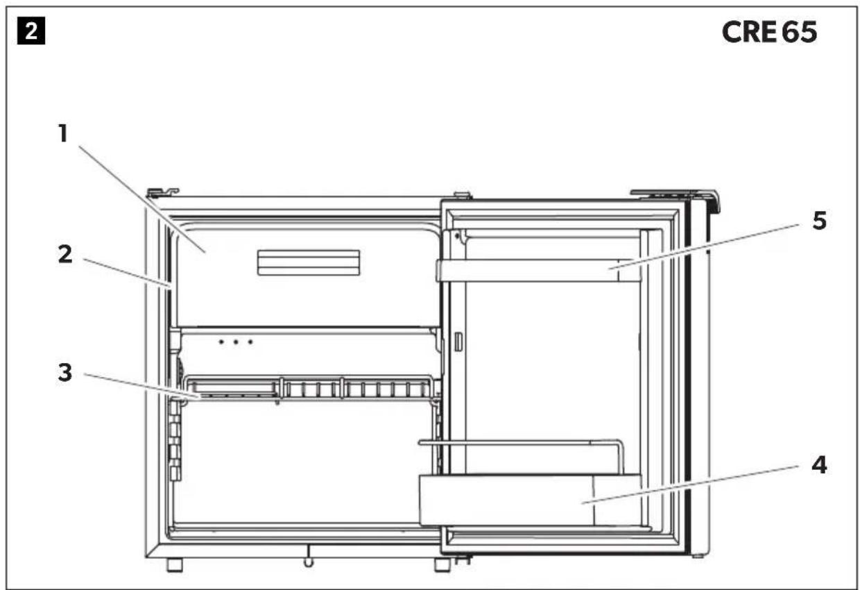 DOMETIC CRE 50E - Compressor refrigerator - 2