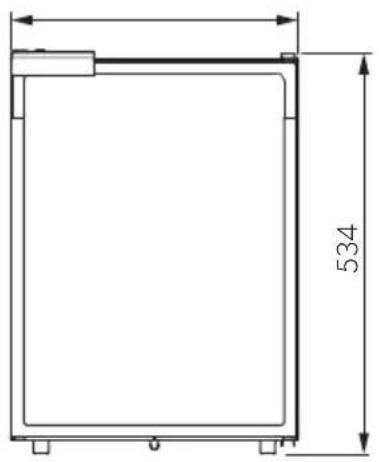 DOMETIC CRE 50E - Compressor refrigerator - 18