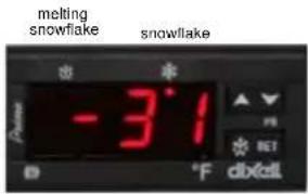 Accucold FS30LMED - Digital thermostat (on certain models): - 1