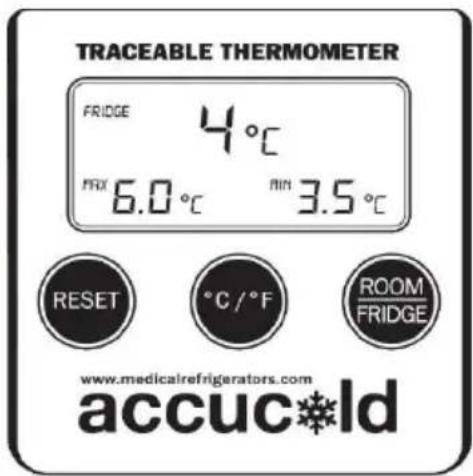 Accucold FS30LMED - Thermometer (PLUS models): - 1