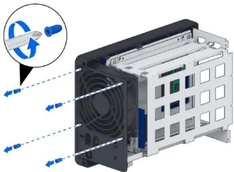 SYNOLOGY DP320 - Pour retirer le ventilateur défectueux - 6