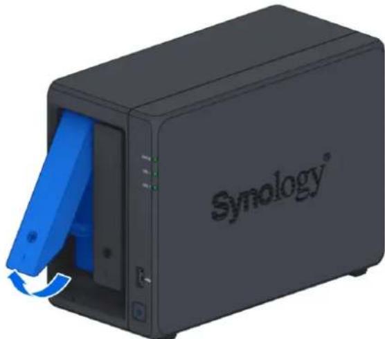 SYNOLOGY DP320 - Installer les disques - 1