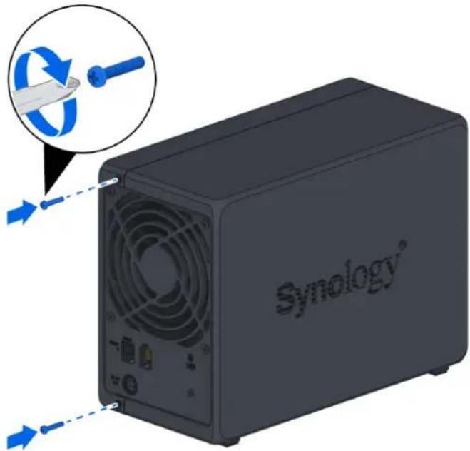 SYNOLOGY DP320 - Pour installer un nouveau ventilateur - 8