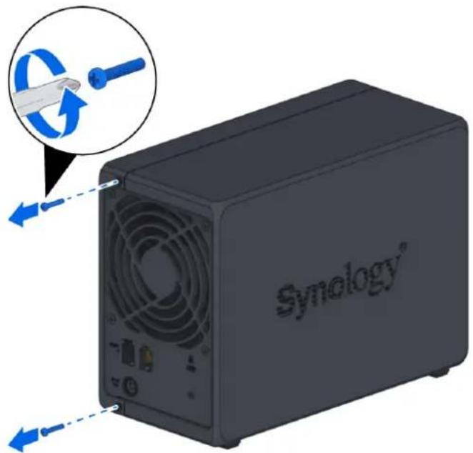 SYNOLOGY DP320 - Pour retirer le ventilateur défectueux - 2