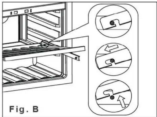 AVINTAGE AVI98AC3ZI - To remove shelves: - 2