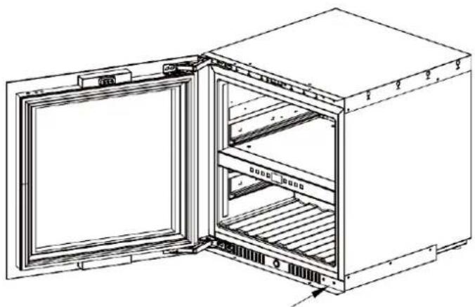 AVINTAGE AVI60PLATINUM - Reversibility of the door - 6