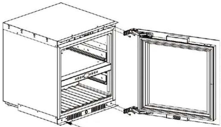AVINTAGE AVI60PLATINUM - Reversibility of the door - 3