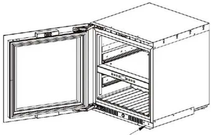 AVINTAGE AVI60PLATINUM - Reversibilità della porta - 6