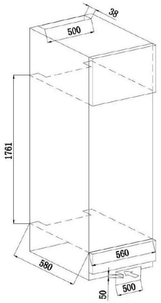 AVINTAGE AVI97AX3ZI - Built-in installation drawing - 1