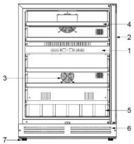 AVINTAGE AVU53TDZBF - DESCRIPTION OF THE APPLIANCE - 1