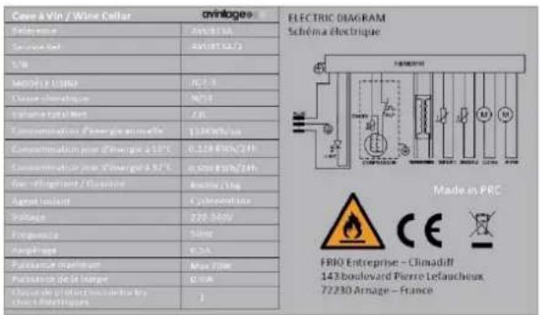 AVINTAGE AVU8TXA - TECHNISCHE DATEN - 1