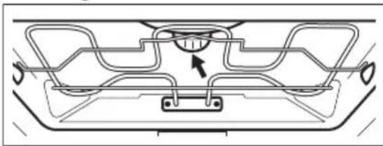 AEG BP9200B - Top lamp - 1