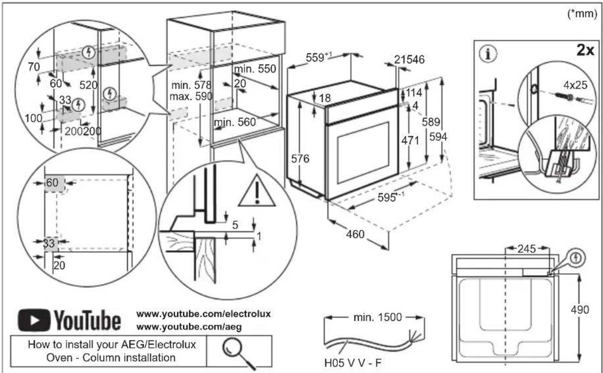 AEG BP9200T - INSTALLATIE / INSTALLATION / INSTALLATION - 2